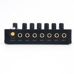 Ultrakompakter Rauscharm 6-Kanal Stereo-Audiomixer, US-Stecker, MIX600