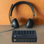 Ultrakompakter Rauscharm 6-Kanal Stereo-Audiomixer, US-Stecker, MIX600