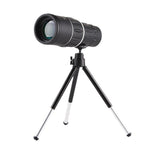 16x52 High Definition Outdoor Monokular-Teleskop zur Vogelbeobachtung, 16x52 Prisma, 16x52 Grüne Folie, 16x52 ohne Tasche, 16x52 mit Clip+Stativ