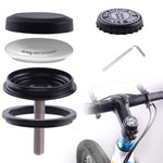Für AirTag 2. Gen / AirTag 1. Gen Tracker Fahrrad Versteckte Headset-Halterung Diebstahlschutz Fahrrad Locator Halter, Rund, Bierdeckel