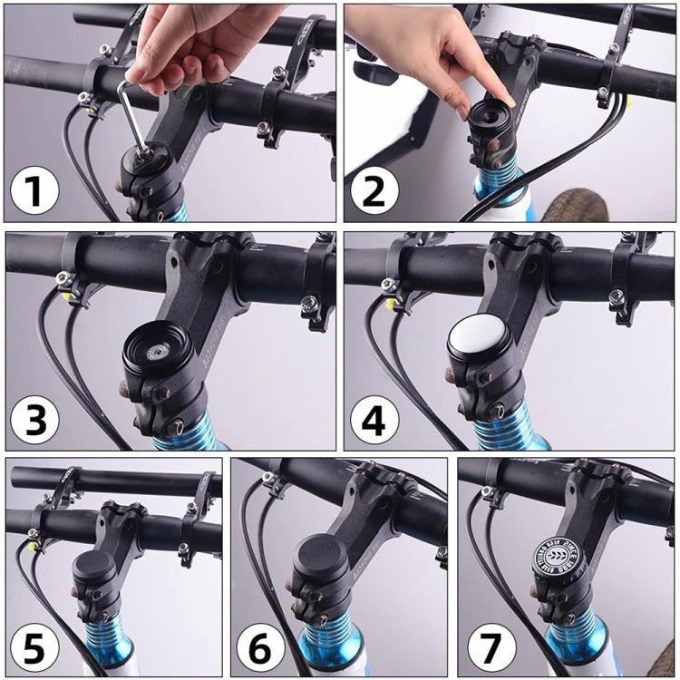 Für AirTag 2. Gen / AirTag 1. Gen Tracker Fahrrad Versteckte Headset-Halterung Diebstahlschutz Fahrrad Locator Halter, Rund, Bierdeckel