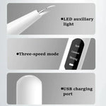 Ultraschall Elektrischer Zahnsteinentferner Plaque-Reiniger mit LED-Licht, Paket A, Paket B, Paket A mit Zubehör, Paket B mit Zubehör