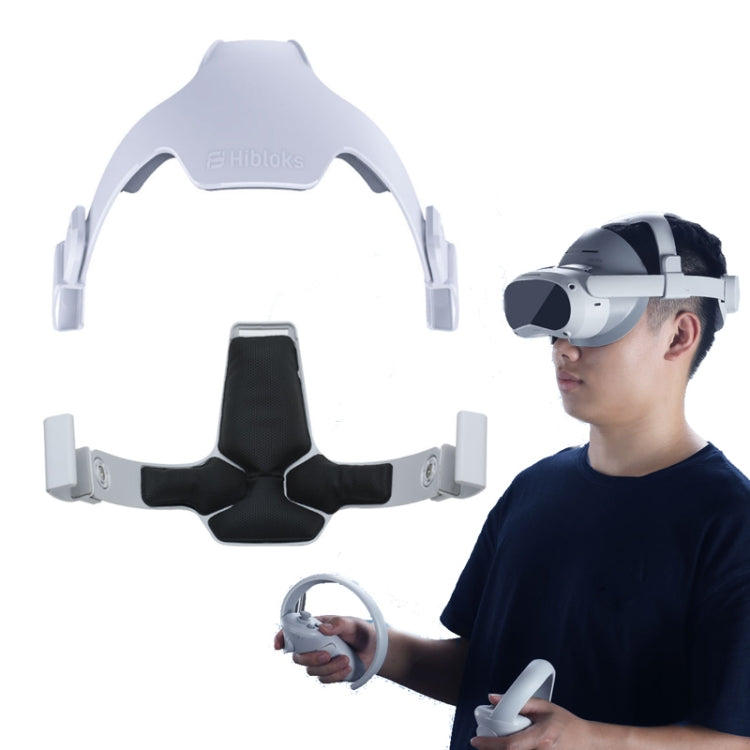 Für PICO 4 Hibloks druckfreies Kopfband hochelastisches PU-Kopfband VR-Zubehör