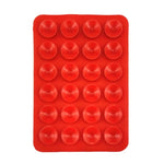 Mobile Phone Silicone 24 Square Shaped Suction Cup Mobile Phone Back Stickers