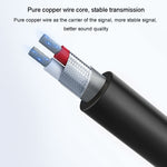 JINGHUA 3,5mm auf 6,5mm Audiokabel Verstärker Gitarre 6,35mm Kabel, 0,5m, 1,5m, 3m, 5m