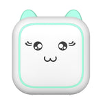 M5 Mini Cartoon Tragbarer Bluetooth Fotodrucker Thermodrucker, Blau, Pink