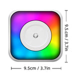RGB-Licht Tragbarer Mini Bluetooth Drucker Tintenloser Dokumenten- und Etikettendrucker, mit 1 Rolle Papier, mit 5 Rollen Papier, mit 5 Rollen Aufkleber, mit 5 Papier+5 Aufkleber+3 Farbpapier