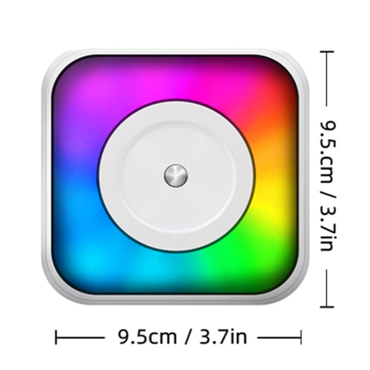 RGB-Licht Tragbarer Mini Bluetooth Drucker Tintenloser Dokumenten- und Etikettendrucker, mit 1 Rolle Papier, mit 5 Rollen Papier, mit 5 Rollen Aufkleber, mit 5 Papier+5 Aufkleber+3 Farbpapier