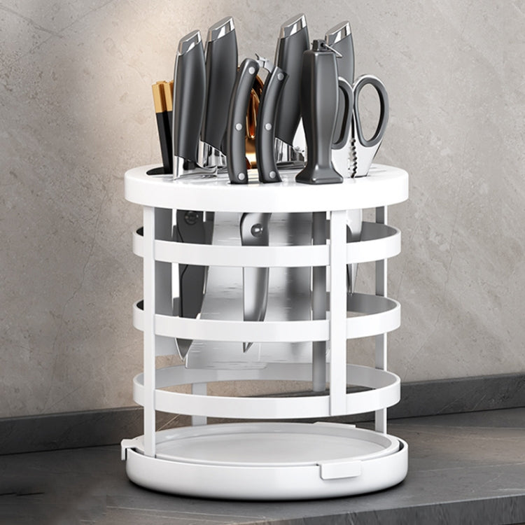 Küchenmesser-Organizer für dicke Messer, Essstäbchen-Zylinder, Küchenablauf, Arbeitsplattenregal, Fixiert (Weiß), Fixiert (Schwarz), Fixiert (Creme), Drehbar (Weiß), Drehbar (Schwarz), Drehbar (Creme)