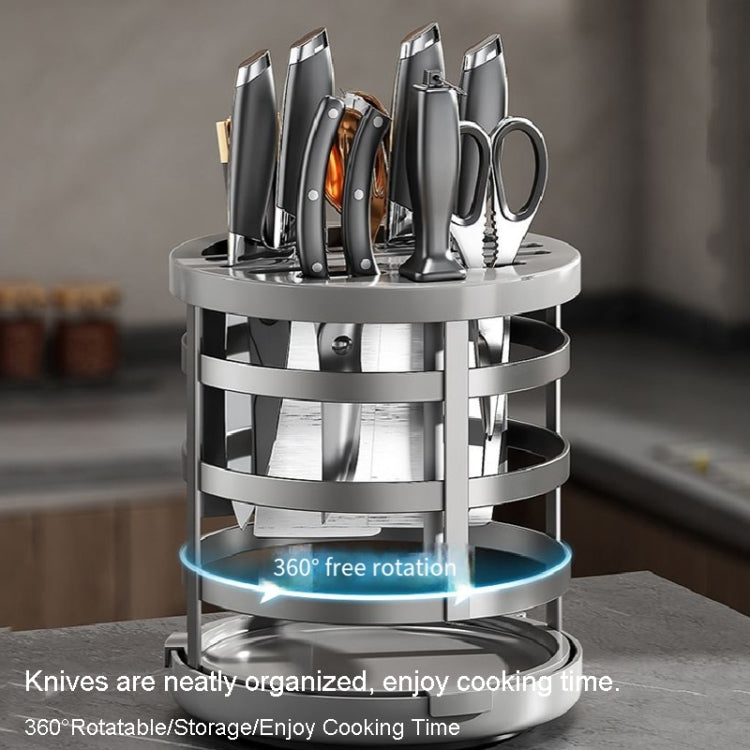 Küchenmesser-Organizer für dicke Messer, Essstäbchen-Zylinder, Küchenablauf, Arbeitsplattenregal, Fixiert (Weiß), Fixiert (Schwarz), Fixiert (Creme), Drehbar (Weiß), Drehbar (Schwarz), Drehbar (Creme)