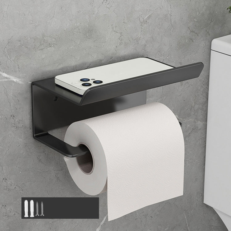 Edelstahl-Toilettenpapierhalter ohne Bohren mit Handy-Ablage, Telefonablage (Weiß), Papierablage (Weiß), Telefonablage (Schwarz), Papierablage (Schwarz), Telefonablage (Grau), Papierablage (Grau)