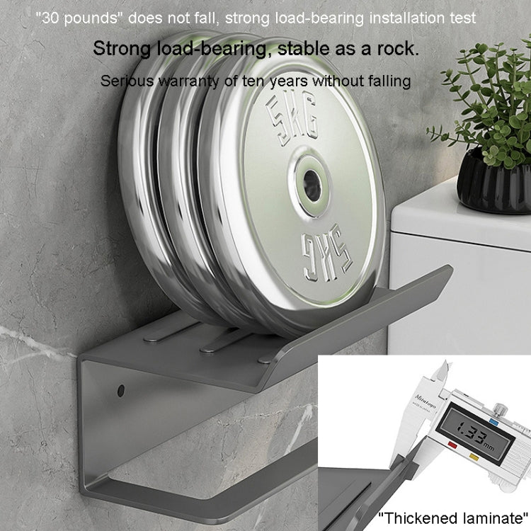 Edelstahl-Toilettenpapierhalter ohne Bohren mit Handy-Ablage, Telefonablage (Weiß), Papierablage (Weiß), Telefonablage (Schwarz), Papierablage (Schwarz), Telefonablage (Grau), Papierablage (Grau)