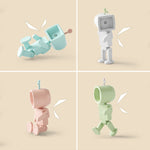 Mini Astronaut Magnetische LED Nachtlampe Desktop Baustein Dekoration Schreibtischlampe, Rund Weiß, Rund Pink, Rund Blau, Rund Grün, Quadrat Weiß, Quadrat Pink, Quadrat Blau, Quadrat Grün