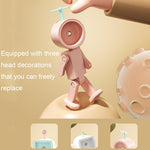 Mini Astronaut Magnetische LED Nachtlampe Desktop Baustein Dekoration Schreibtischlampe, Rund Weiß, Rund Pink, Rund Blau, Rund Grün, Quadrat Weiß, Quadrat Pink, Quadrat Blau, Quadrat Grün
