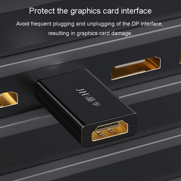 JINGHUA DP Stecker zu HDMI Buchse Adapter Video Audio Anschluss, 1080P Universelle Version, 4K Universelle Version