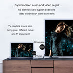 JINGHUA DP Stecker zu HDMI Buchse Adapter Video Audio Anschluss, 1080P Universelle Version, 4K Universelle Version