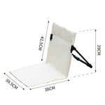Outdoor Camping Lightweight Comfortable Folding Chair Camping Park Leisure Beach Portable Single Cushion Chair