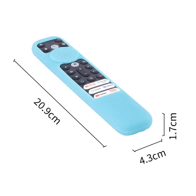 Für TCL RC902V Fernbedienung Schutzhülle FMR1/FAR2/FMR4 Universelle Silikon Stoßfeste Abdeckungen, 20,9 x 4,3 x 1,7cm