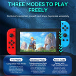 JOY-02 Gaming-Controller (links und rechts) mit RGB-Beleuchtung, ergonomischer Oberfläche und Bluetooth-Funktion für Switch / Switch OLED / Switch Pro / Switch Lite / Switch Joy-Con, Farben: Blau/Rot, Grün/Blau, Weiß
