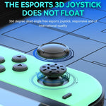 JOY-02 Gaming-Controller (links und rechts) mit RGB-Beleuchtung, ergonomischer Oberfläche und Bluetooth-Funktion für Switch / Switch OLED / Switch Pro / Switch Lite / Switch Joy-Con, Farben: Blau/Rot, Grün/Blau, Weiß