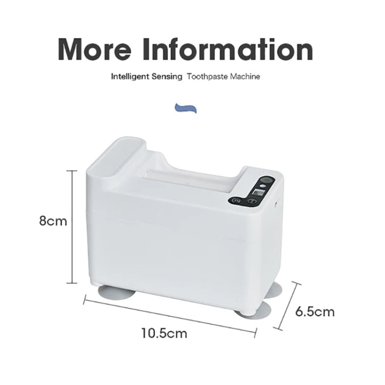 Smart Induction Zahnpastapresse Elektrischer Automatischer Zahnpastaspender, Batterie Weiß, Wiederaufladbar Weiß, Batterie Silber, Wiederaufladbar Silber