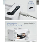 Smart Induction Zahnpastapresse Elektrischer Automatischer Zahnpastaspender, Batterie Weiß, Wiederaufladbar Weiß, Batterie Silber, Wiederaufladbar Silber
