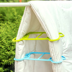 2 Stück/Packung Quilt Clip Groß Winddicht Rutschfest Kunststoff Haushalt Bettdeckenständer Trockengestell Haushaltswaren