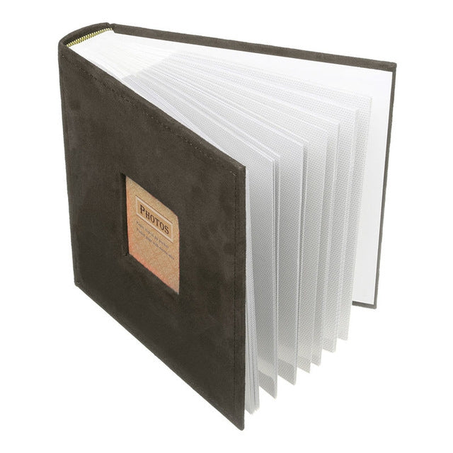 N55078 7 Zoll 50 Seiten für 200 Fotos Samt-Fotoalbum Einschubalbum Fotoaufbewahrungsbuch