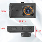 3-Zoll Dual-Kamera Front 4K + Rück 2K HD WiFi Fahrrekorder, A5