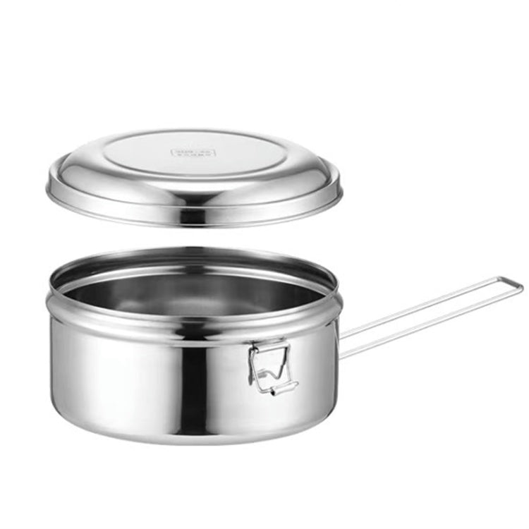 Runde Lunchbox aus 304 Edelstahl, 14cm einlagig, 16cm einlagig, 14cm doppelwandig, 16cm doppelwandig