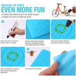 3D-Druckstift Kopier-Silikon DIY Malvorlagen-Matte, Blau, Grün, Transparent, Groß Blau, Groß Grün, Groß Transparent