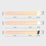 Nass- und Trocken-Dual-Use Tragbarer Concealer-Pinsel Multifunktionales Beauty-Tool, 3 Stück/Set, Pilz-Stil, Diagonal-Stil