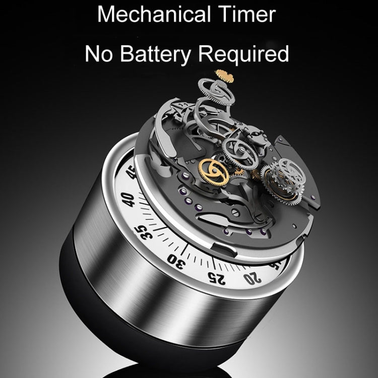 Mechanischer Küchentimer aus Edelstahl, Zeitmanagement-Erinnerung für Schüler, Backwecker