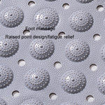 PVC Bad Anti-Rutsch-Matte Verdickte Massage Wasserfeste Fußmatte, 36x68cm, 40x102cm, 58x88cm
