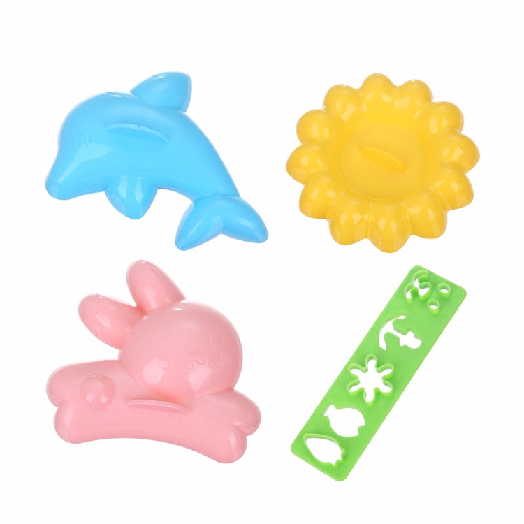 4er-Set Hasen- und Delfin-Reis-Sushi-DIY-Form