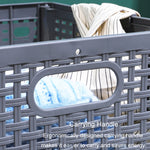 Faltbarer Schmutzwäschekorb, wandmontierter Schmutzwäscheaufbewahrungsrahmen für das Badezimmer, Kunststoff-Wäschekorb, Groß Plus Weiß, Groß Plus Grau, Groß Plus Schwarz, Extragroß Schwarz, Extragroß Weiß, Extragroß Grau