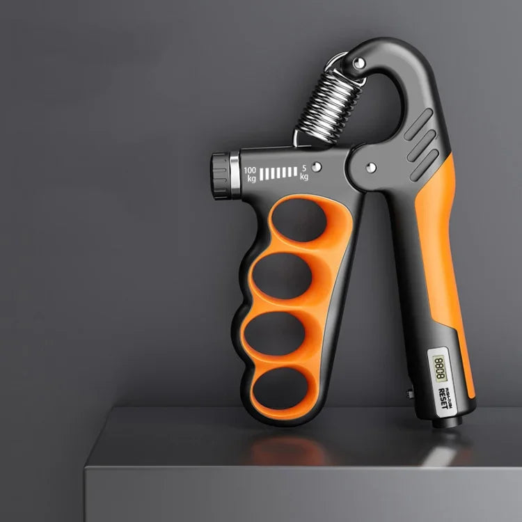 5-100kg Verstellbarer Handgriff-Krafttrainer Armmuskel-Trainer, Elektronischer Zähler Orange, Elektronischer Zähler Rot, Elektronischer Zähler Grau, Mechanischer Zähler Orange, Mechanischer Zähler Rot, Mechanischer Zähler Grau