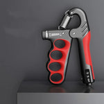 5-100kg Verstellbarer Handgriff-Krafttrainer Armmuskel-Trainer, Elektronischer Zähler Orange, Elektronischer Zähler Rot, Elektronischer Zähler Grau, Mechanischer Zähler Orange, Mechanischer Zähler Rot, Mechanischer Zähler Grau