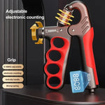 5-100kg Verstellbarer Handgriff-Krafttrainer Armmuskel-Trainer, Elektronischer Zähler Orange, Elektronischer Zähler Rot, Elektronischer Zähler Grau, Mechanischer Zähler Orange, Mechanischer Zähler Rot, Mechanischer Zähler Grau
