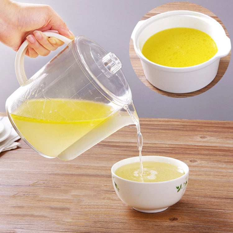 Küchen-Fettabscheider-Suppenkessel mit Sieb, Fettabscheider-Kessel-Filterbecher, 1500ml