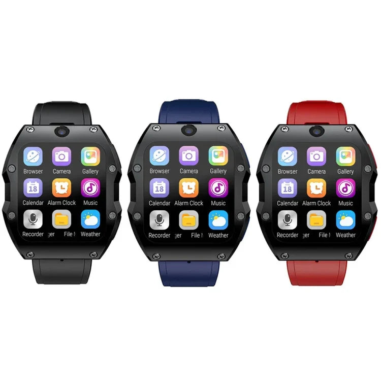 LOKMAT Appllp 3 Max 2,02-Zoll-Steckkarte 4G Anruf Wasserdichte Sport-Smartwatch mit SOS