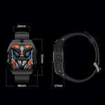 LOKMAT Appllp 3 Max 2,02-Zoll-Steckkarte 4G Anruf Wasserdichte Sport-Smartwatch mit SOS