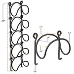Badezimmer Wandmontierter Handtuchhalter Multifunktionaler Eisen Weinregal Wandhalterung Ablage