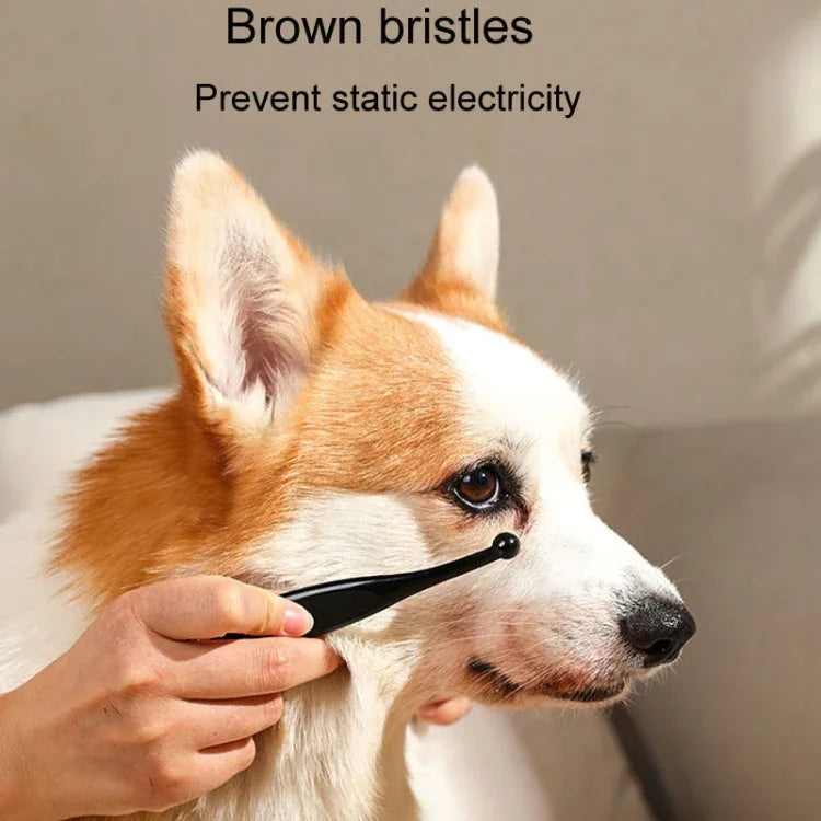 Augenreinigungsbürste für Haustiere, Tränenfleckenentfernung, Augen-Make-up-Pinsel für Hunde und Katzen