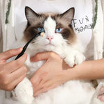 Augenreinigungsbürste für Haustiere, Tränenfleckenentfernung, Augen-Make-up-Pinsel für Hunde und Katzen