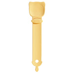Katzenfütterer Katzenstreifen-Quetscher Haustier Snack Hackfleisch Fütterungslöffel, Orange, Grün, Beige