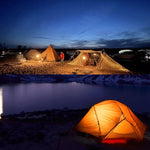 Solar-Außen-Ladelampe, Campinglicht, aufhängbar, multifunktionale Zeltlampe, Notlicht bei Stromausfall