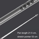 Konferenz-Lehrseite, Drehstift, elektronischer Teleskop-Zeiger, Laserpointer, PPT drahtloser Presenter, Teleskop-Laserpointer