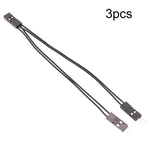 3 Stück DuPont Terminalkabel DuPont 2,54 Anschlusskabel 2Pin 1 zu 2 Kabel Ein Weiblich zu Zwei Männlich, 10cm