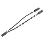 3 Stück DuPont Terminalkabel DuPont 2,54 Anschlusskabel 2Pin 1 zu 2 Kabel Ein Weiblich zu Zwei Männlich, 10cm